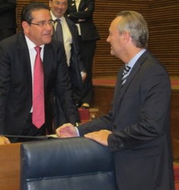 Fabra Habla Con Bellver Antes De Comenzar La Sesión De Control