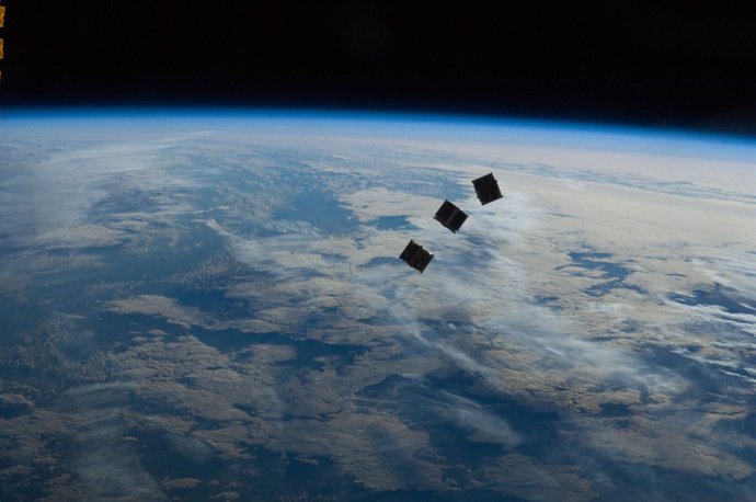 Lanzan cubesats desde la ISS