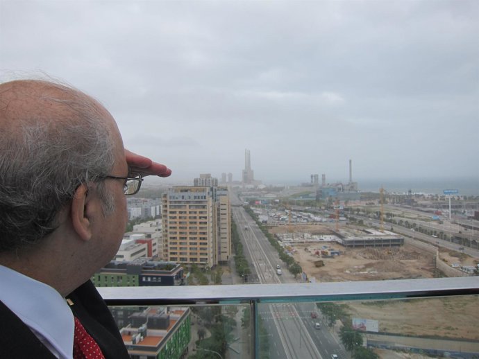 El conseller A.Mas-Colell en la presentación del proyecto Barcelona Key