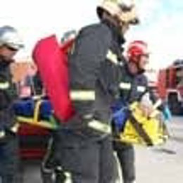 Operación de rescate de los bomberos