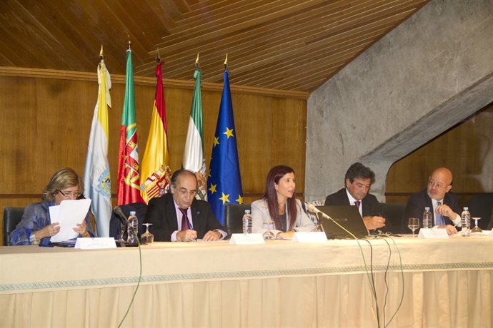 Ignacio Samper en jornadas europeas en el Foro de La Rábida (Huelva).