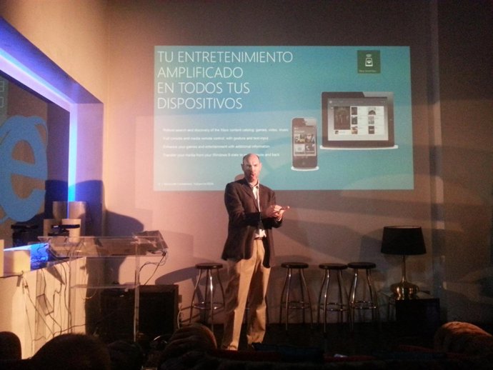 El director de retail de Microsoft Ibérica, Bertrand Caudron