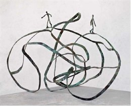 Escultura de Alonso Márquez que podrá verse en las salas de Bantierra