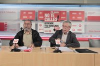 Economía/Laboral.- CC.OO. y UGT consideran un "despropósito" las declaraciones de Arturo Fernández sobre la huelga
