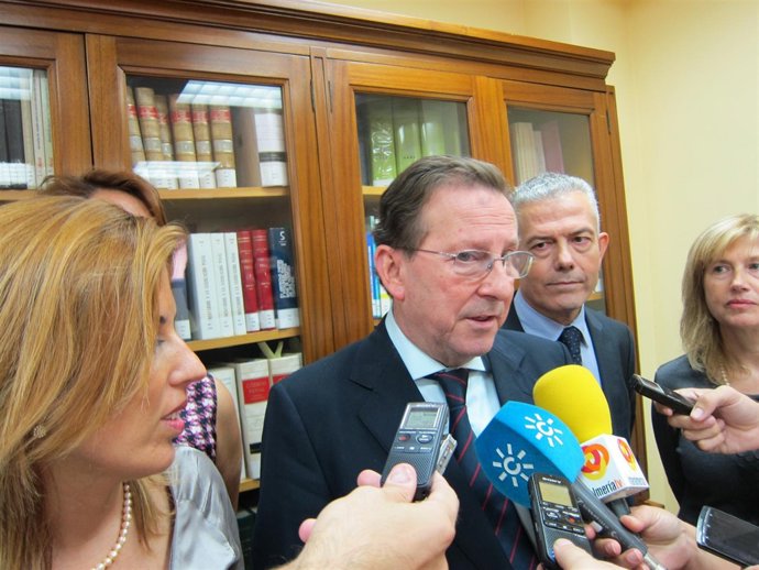 De Llera, En Declaraciones A Los Medios En Almería