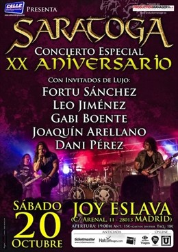 Cartel del concierto