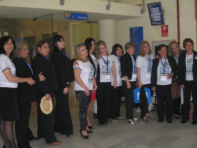 Empresarias iberoamericanas en la FOE. 