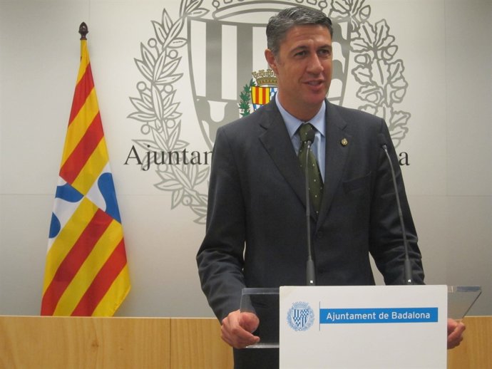 El alcalde de Badalona, X.G.Albiol (PP)