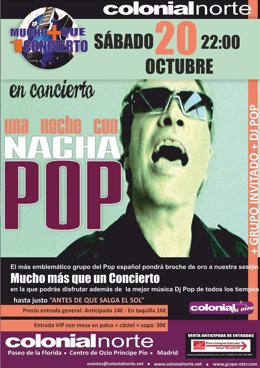 Cartel del concierto