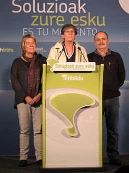 Belen Arrondo, Laura Mintegi y Xabier Isasi.
