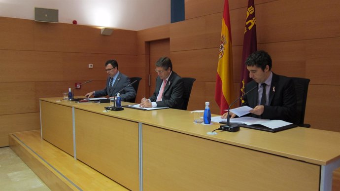 Ballesta, Bernal y Cruz en rueda de prensa tras Consejo de Gobierno