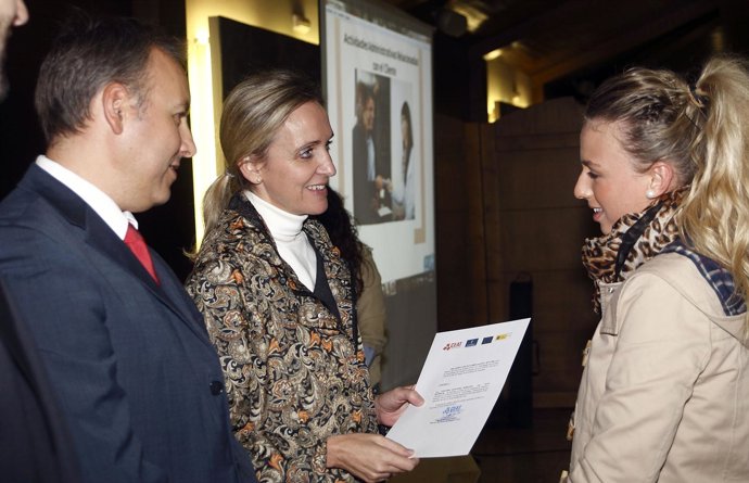 Casero en la entrega de diplomas