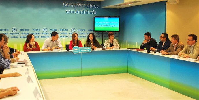 Jiménez Becerril, durante la reunión