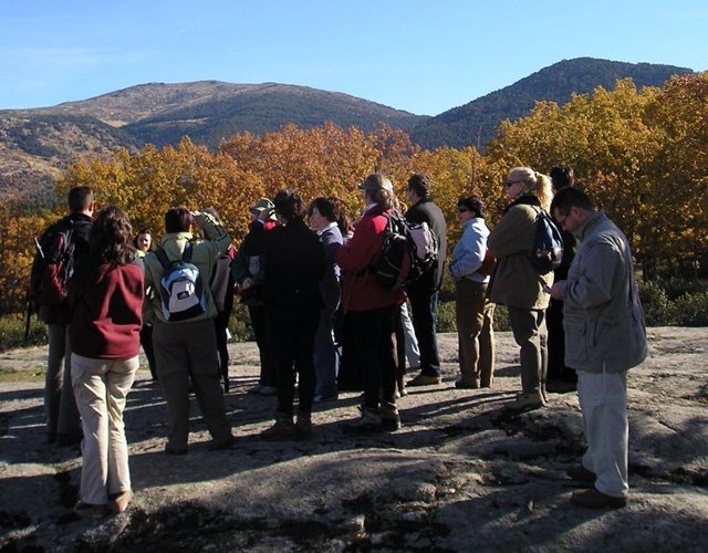 Participantes En Un Paseo Didáctico En Valsaín. Firma: MARM