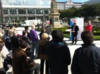 Caamaño (PSdeG) llama a deshacerse de "la negra sombra" del PP y "poner fin" a su mayoría absoluta