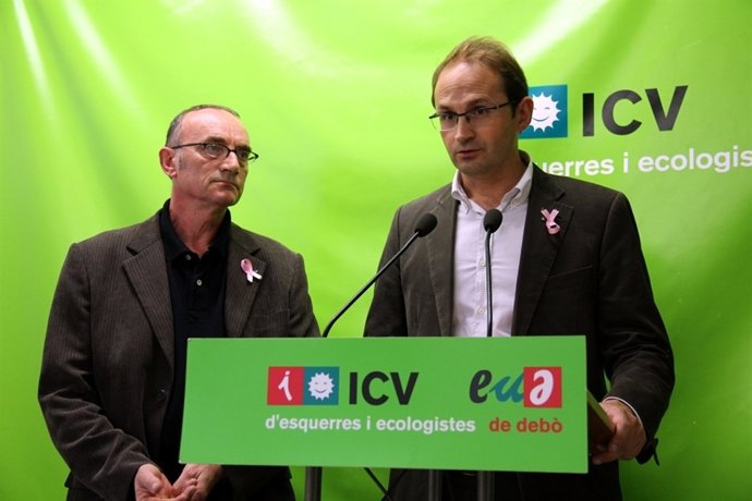 Marc Vidal y Joan Herrera (ICV)