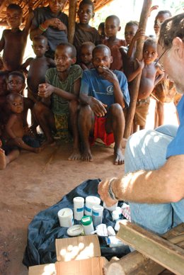 Misionero de la Consolata Andrés García en República democrática del Congo