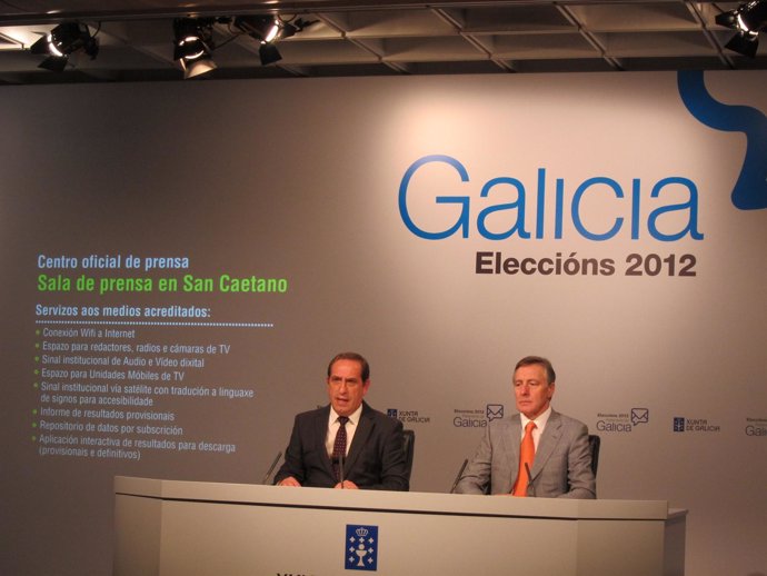 Rueda de prensa sobre las elecciones en Galicia