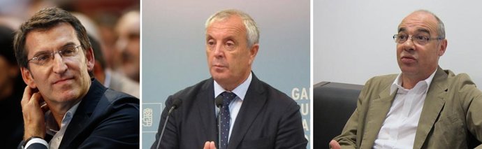 Feijóo, Vázquez y jorquera