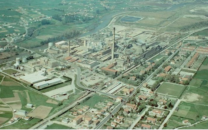 Fábrica de Solvay en Torrelavega