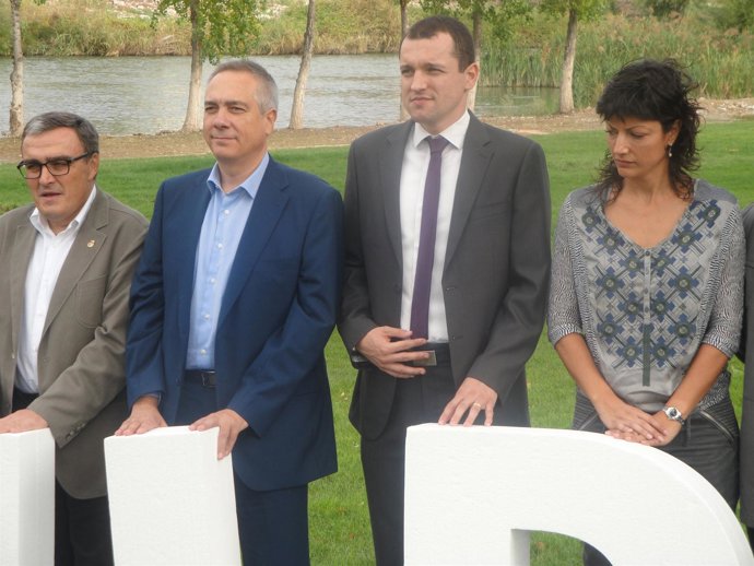 Àngel Ros, Pere Navarro, Óscar Ordeig y Mónica Lafuente