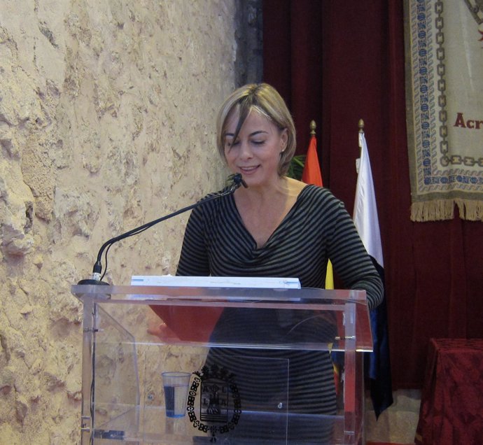 Sonia Casteedo en el Día de la Agrupación Local de Protección Civil