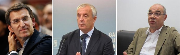 Feijóo, Vázquez y jorquera