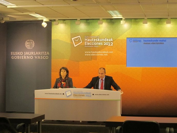 Responsables del departamento vasco de Interior