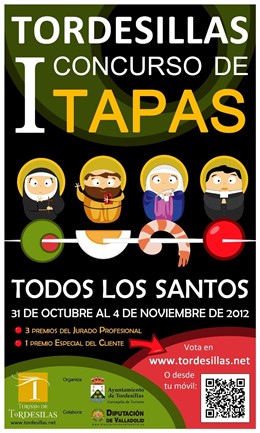 Cartel del concurso de Tapas de Tordesillas.