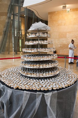 Tarta del XV Aniversario del Guggenheim