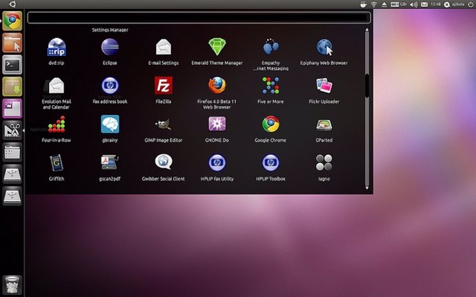 Interfaz Ubuntu