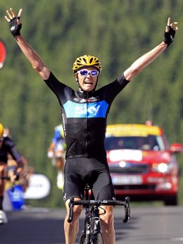 El ciclista británico Chris Froome