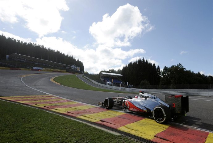 Jenson Button GP Bélgica pole