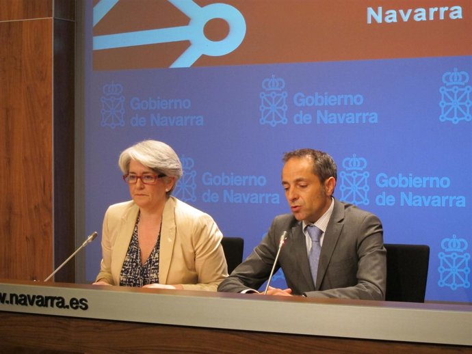 Lourdes Goicoechea y Juan Luis Sánchez de Muniáin.