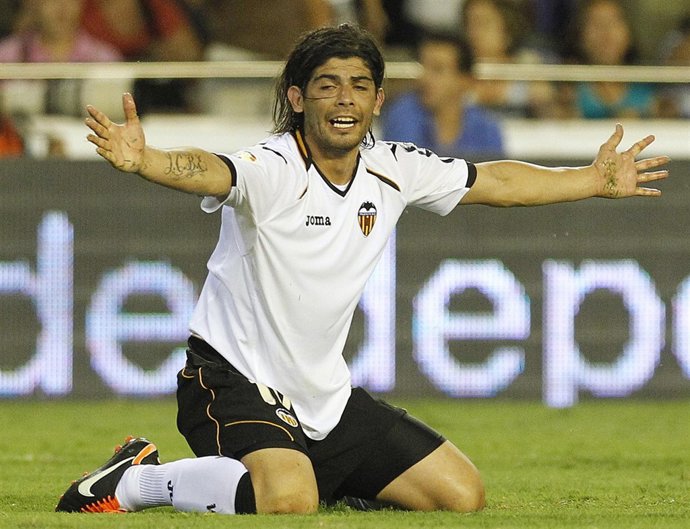 El jugador argentino del Valencia Ever Banega