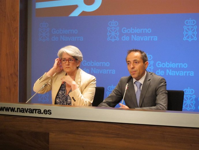 Lourdes Goicoechea y Juan Luis Sánchez de Muniáin.