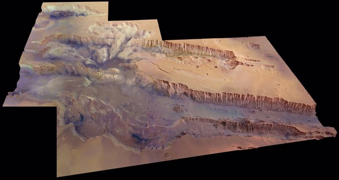 Gran cañón de Marte
