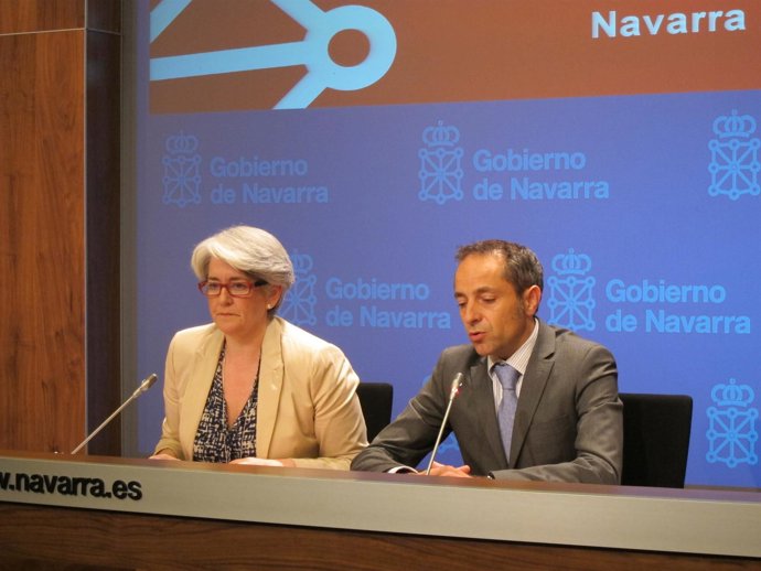 Lourdes Goicoechea y Juan Luis Sánchez de Muniáin.