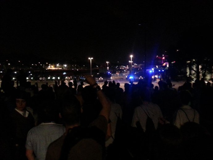 Disturbios durante el festival MTV Beach Madrid