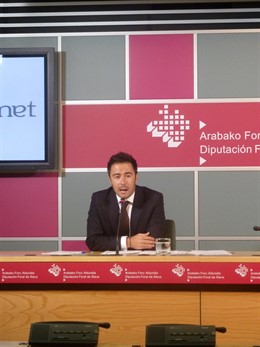 El diputado de Agricultura de la Diputación foral de Álava.