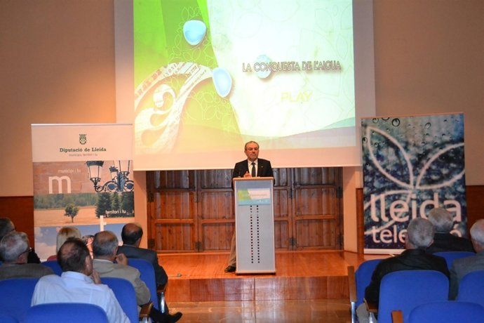 El presidente de la Diputación de Lleida, Joan Reñé 