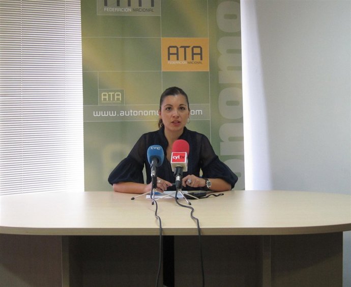 La presidenta de ATA Castilla y León, Soraya Mayo
