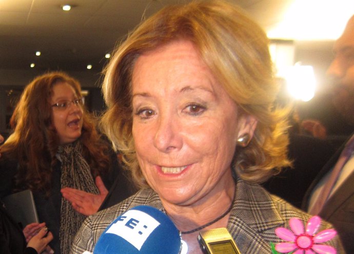 Esperanza Aguirre, presidenta del PP de Madrid