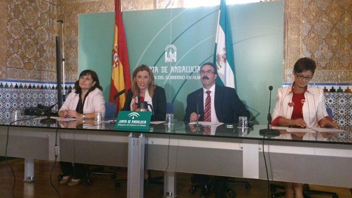 Los delegados del PSOE de la Junta en Almería 