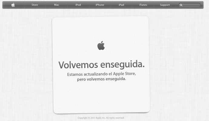 Tienda de Apple cerrada