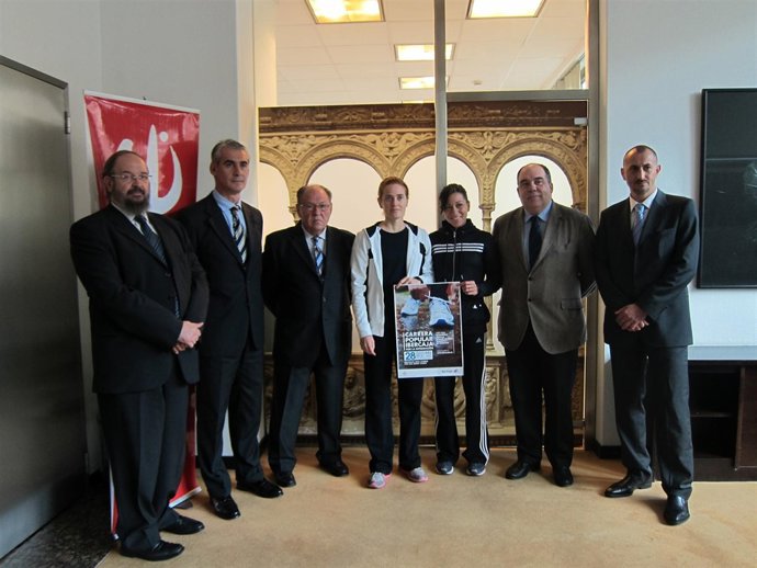 Presentación de la XXIV Carrera Popular de Ibercaja por la integración.