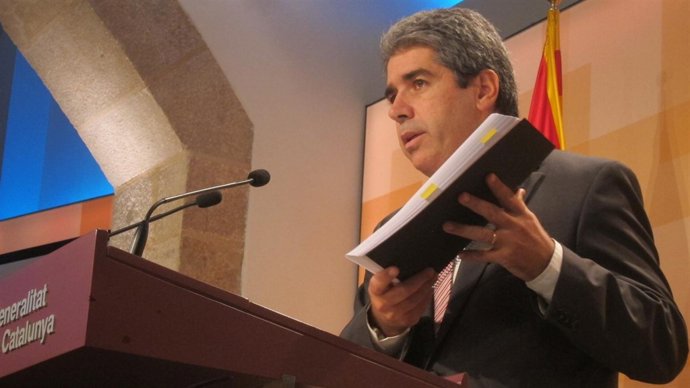 Francesc Homs, en rueda de prensa tras el Consell Executiu