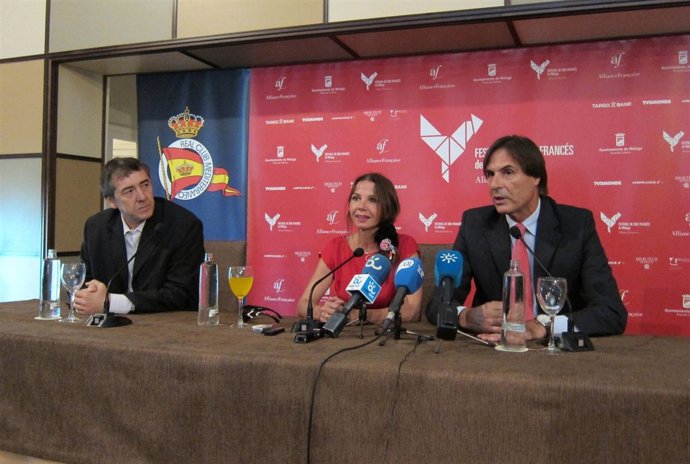 Victoria Abril y Damián Caneda