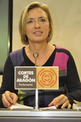 La portavoz del Grupo Parlamentario de CHA, Nieves Ibeas.