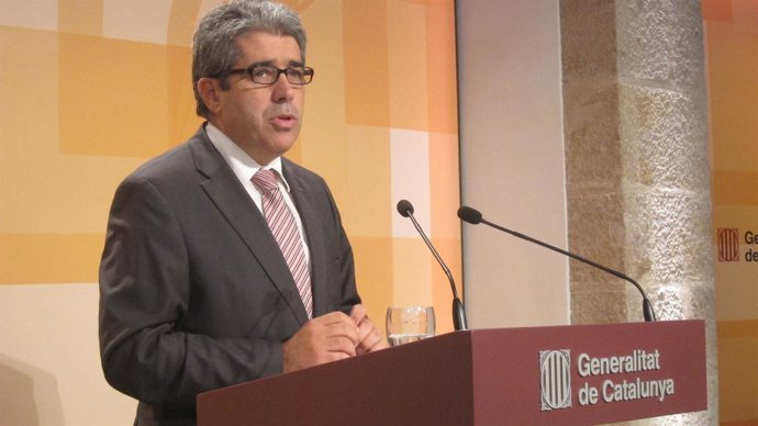 Francesc Homs, en rueda de prensa tras el Consell Executiu